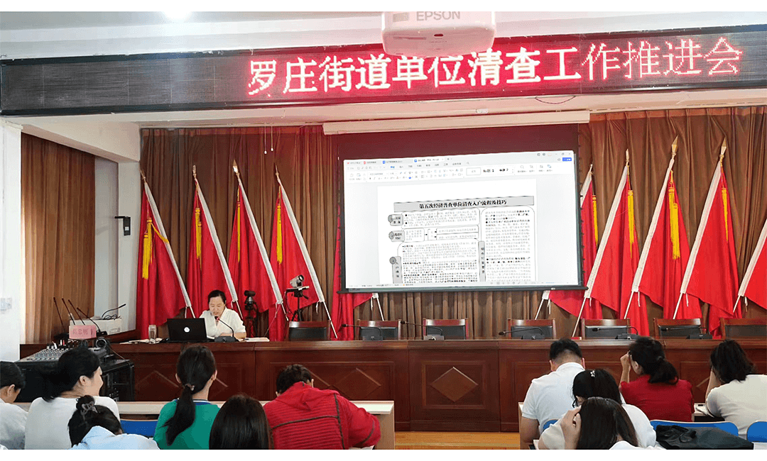 罗庄街道扎实推进经济普查工作